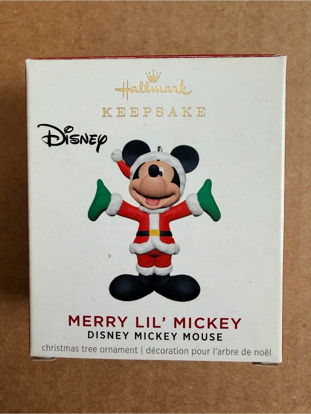 Hallmark 2021 Merry Lil Mickey Miniature Keepsake Disney Christmas Ornament